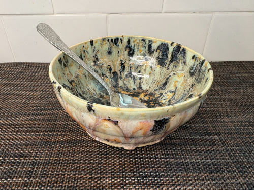 Green Drippy Bowl