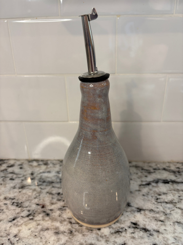 Grey Olive Oil Bottle 1