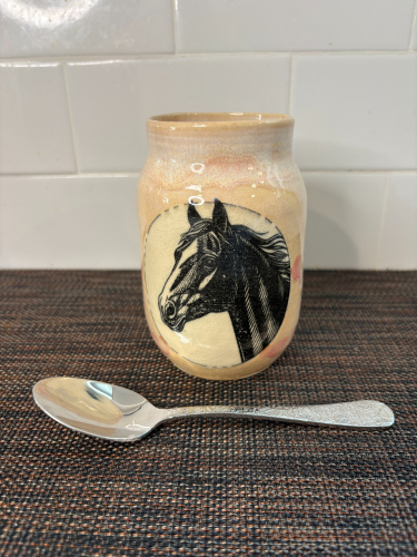 Dark Horse Mason Jar