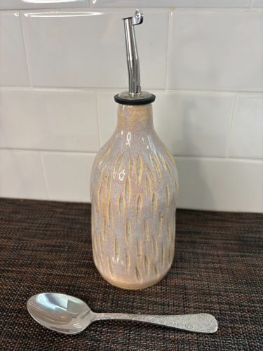 Carved Oil Dispenser