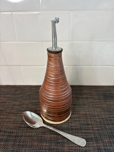 Copper Glazed Oil Dispenser
