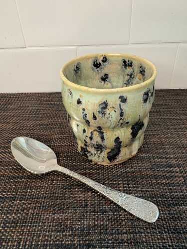 Short Green Drippy Cup