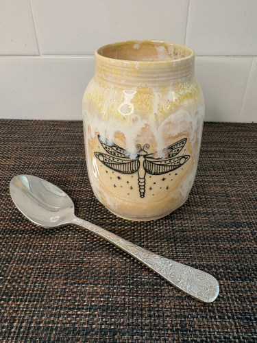 Dragon Fly Mason Jar