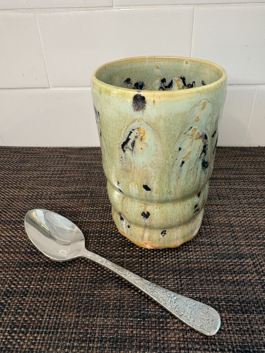 Tall Green Drippy Cup