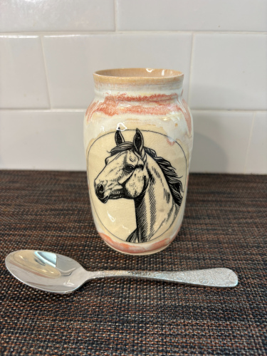 Light Horse Mason Jar