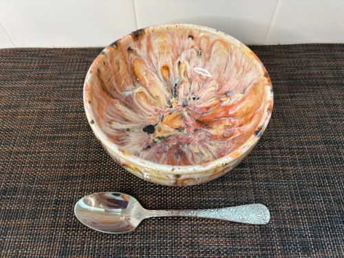 Pink Drippy Bowl